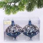 Набор украшений SHINE «Magic lamp» 8,8х10,4 см (2 шт.), night blue