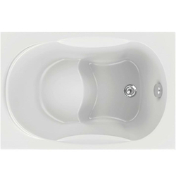 Акриловая сидячая ванна Bas (Бас) Рио 120x70, с каркасом