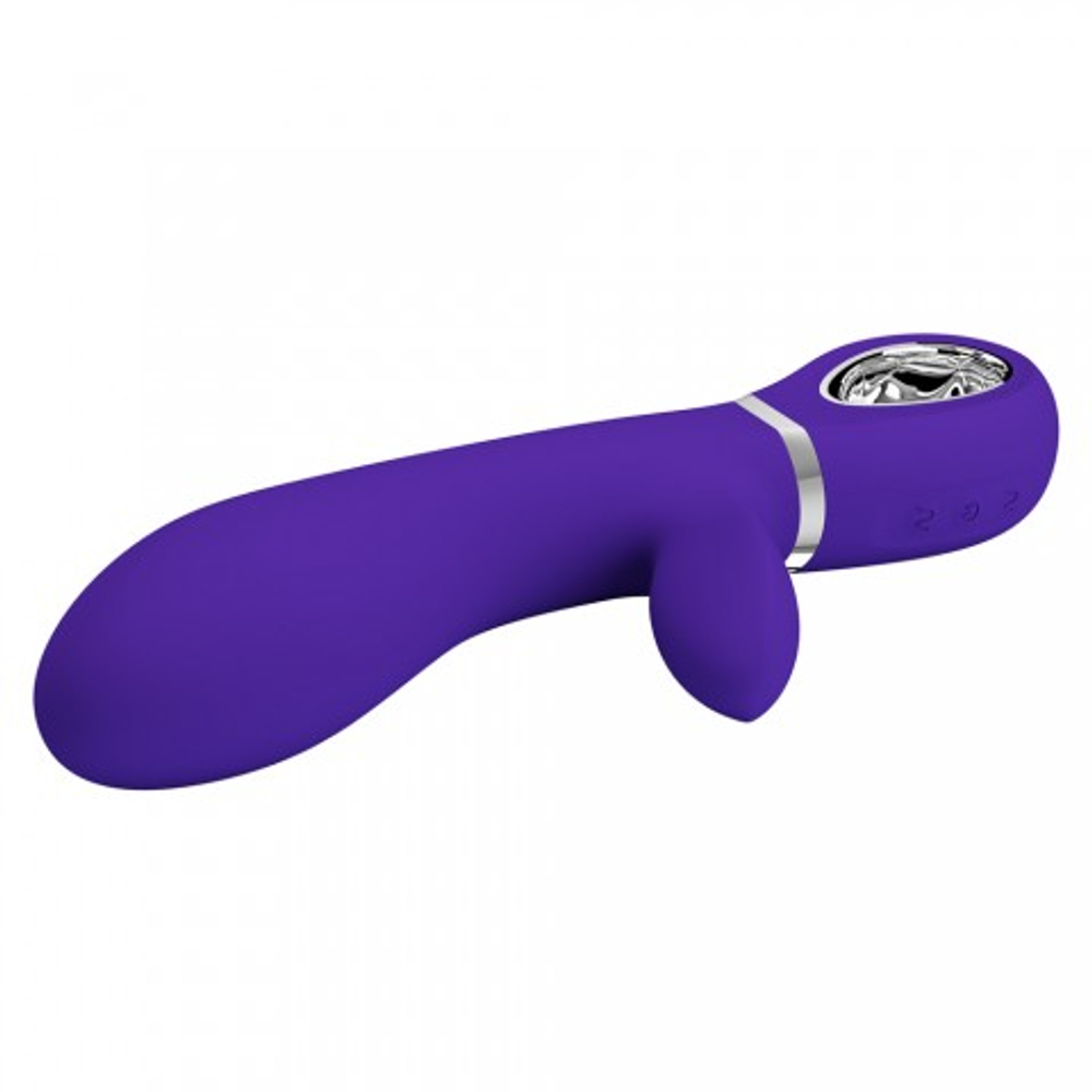 Вибратор-кролик Thomas Super Soft (20 см) синий