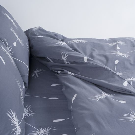 КПБ  Fiori 1, ЕВРО , 70х70, простыня 160х200х30  DOMTEKC