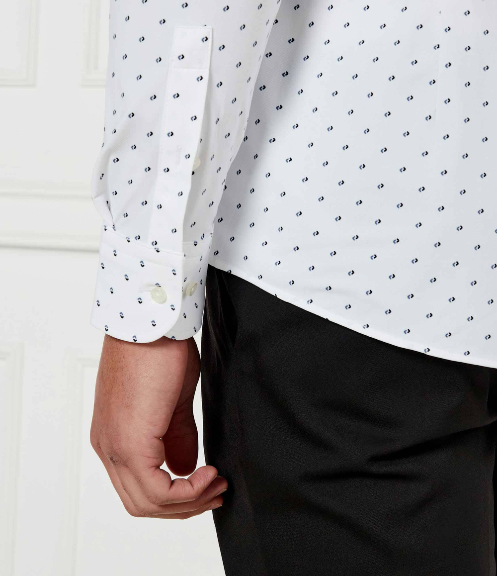 Рубашка P-HANK-kent-C1-222 BOSS BLACK - белый(50533405)