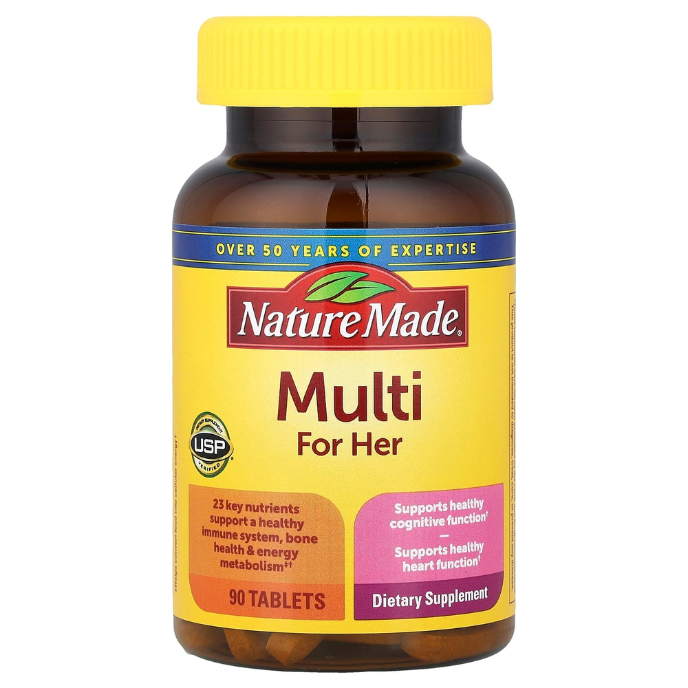 Nature Made, Мультивитамины для нее, 90 таблеток
