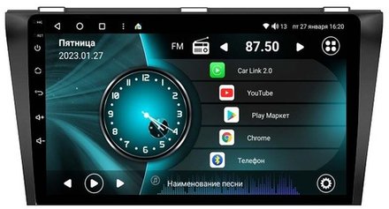 Магнитола для Mazda 3 2003-2009 - Vaycar VA41-0161 на Android 13, 8-ядер, 2Гб-32Гб, 4G SIM-слот