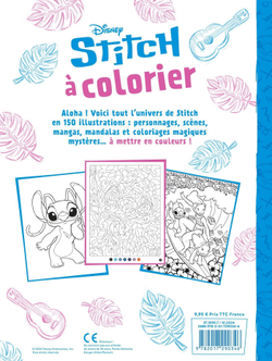 Hachette раскраска по номерам DISNEY - Stitch à colorier vol.1 - STITCH