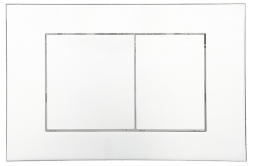 Кнопка для инсталляции с КВАД клав. (ХРОМ)  ViEiR  (50/1шт)