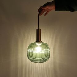 Подвесной светильник Ferm Living chinese lantern A Brass / Green