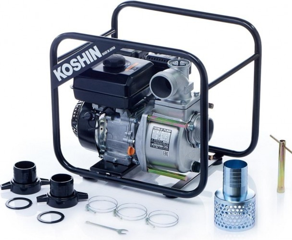 Мотопомпа бензиновая KOSHIN STV 80X для грязной воды STV-80X