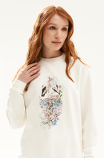 23627 Свитшот женский (молочный)