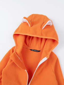 Толстовка флисовая "Лисичка" оранжевый
