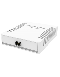Коммутатор MikroTik RB260GS with 5 Gigabit ports and SFP cage, SwOS, plastic case, PSU