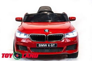 Детский электромобиль Toyland BMW 6 GT Красный