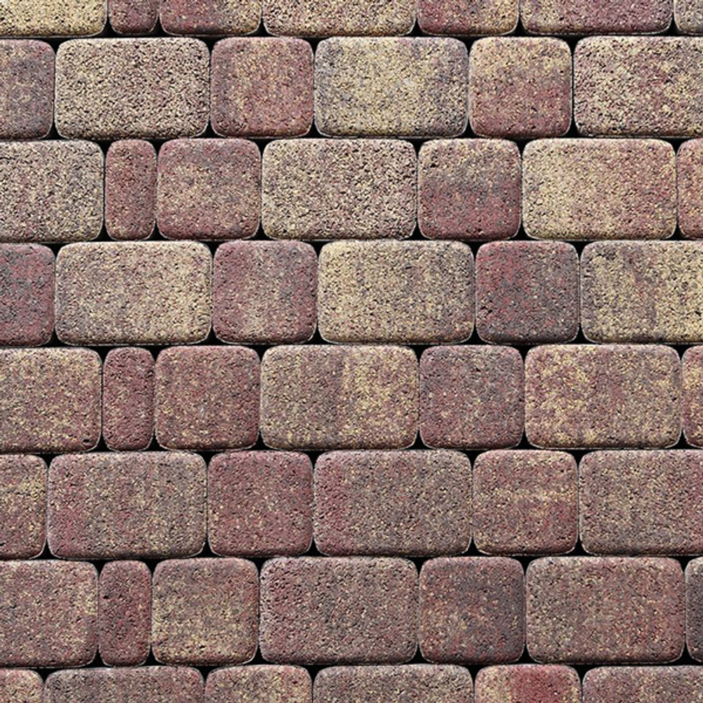 Тротуарная плитка КЛАССИКО - Листопад гранит Осень, комплект из 3 видов плит