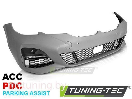 Бампер передний для BMW 3 G20 / G21 (19-...) под датчики парковки + Parking Assistant + ACC в стиле M-Tech
