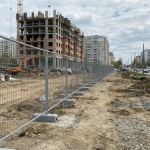 Инвентарное строительное ограждение ИСО Стандарт 2020, цинк