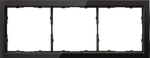 Рамка 3-я черное стекло,  серия R98 Glass