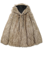 Куртка Меховая С Капюшоном Reversible Faux Fur Hood Jacket