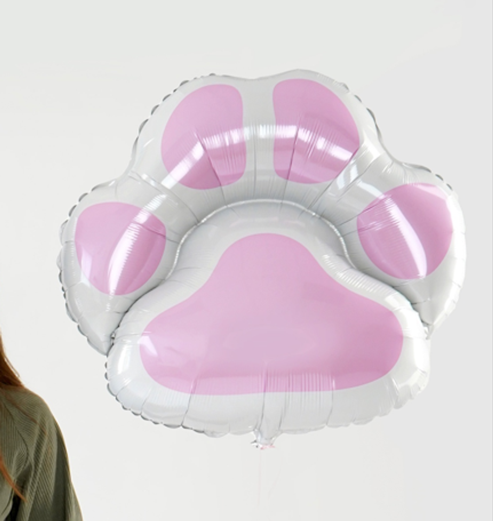 F Шар фигура "След розовый" 30"/76 см (БГ-30)  Изображение3