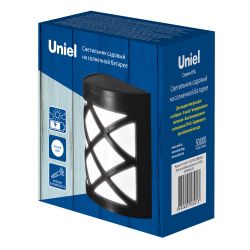 USL-F-155-PM110 BRUSSEL Cветильник настенный на солнечной батарее. 6 светодиодов. Белый свет. 1xАА Ni-Mh аккумулятор в-к. IP44. TM Uniel