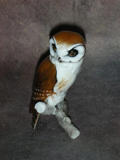 Статуэтка. Фарфор. Птица Совенок. Hutschenreuther. Германия