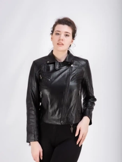 Косуха женская натуральная кожаная