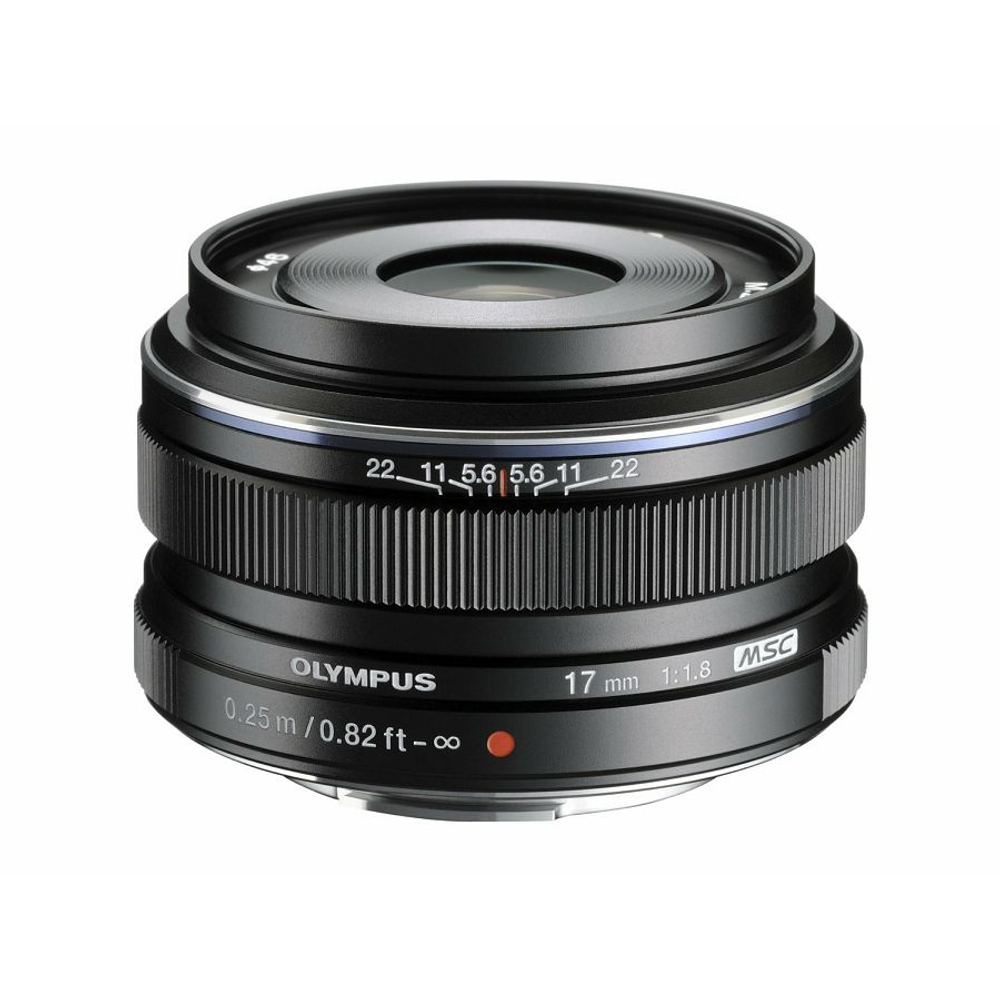 Объектив Olympus M.Zuiko Digital 17mm F1.8 черный байонет Micro 4/3
