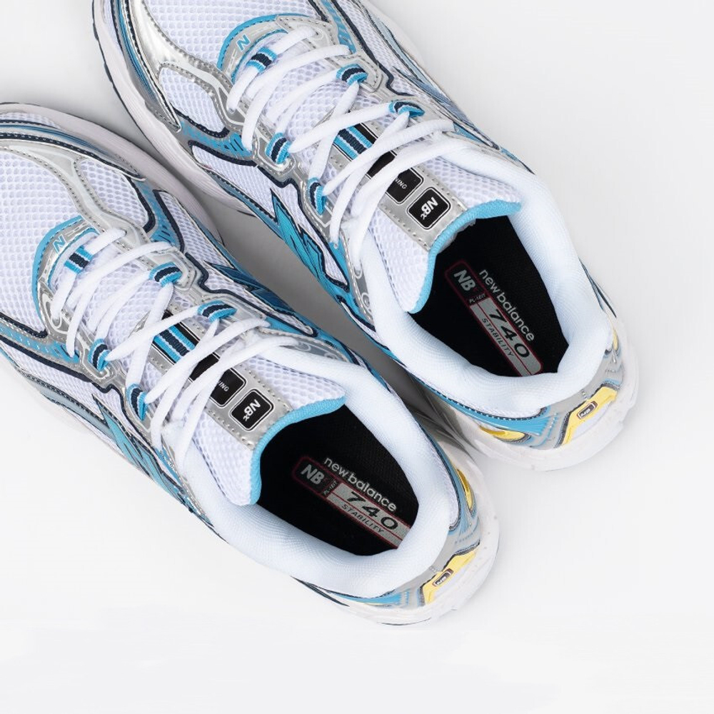 кроссовки New Balance 740 White / Sky Blue Wmns