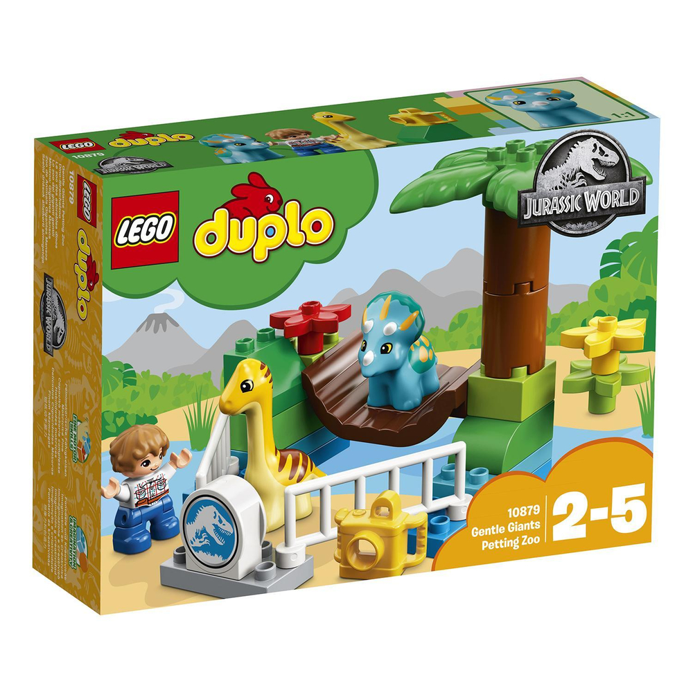 LEGO Duplo: Jurassic World — Парк динозавров 10879 — Gentle Giants Petting Zoo — Лего Дупло Мир юрского периода