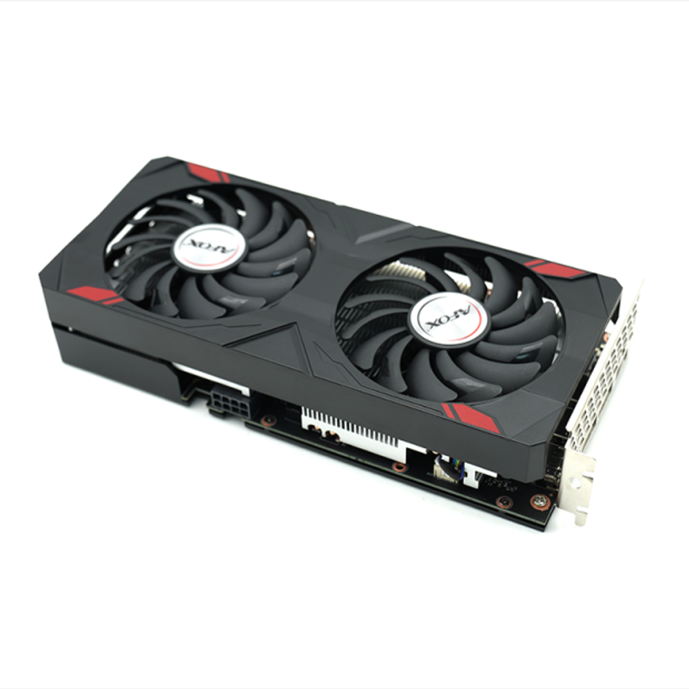 Видеокарта AFOX NVIDIA GeForce RTX3050, 8Гб GDDR6, 128 бит, Retail, PCIe4.0, 2xFAN, 2-SLOT, 90Вт, HDMI, 3xDP (AF3050-8GD6H4-V4)