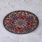 Тарелка керамическая «Марракеш» синяя 20,5*2,5см