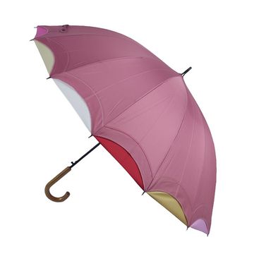 Женский зонт трость 3 Слона, полуавтомат 1100-B-03