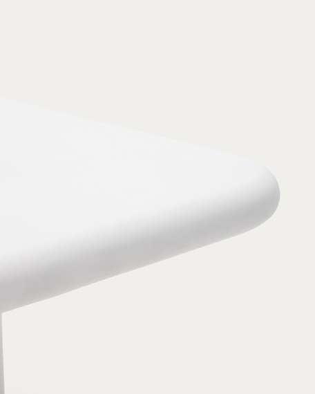 Уличный стол Addaia цемент, белый 135 x 135 см