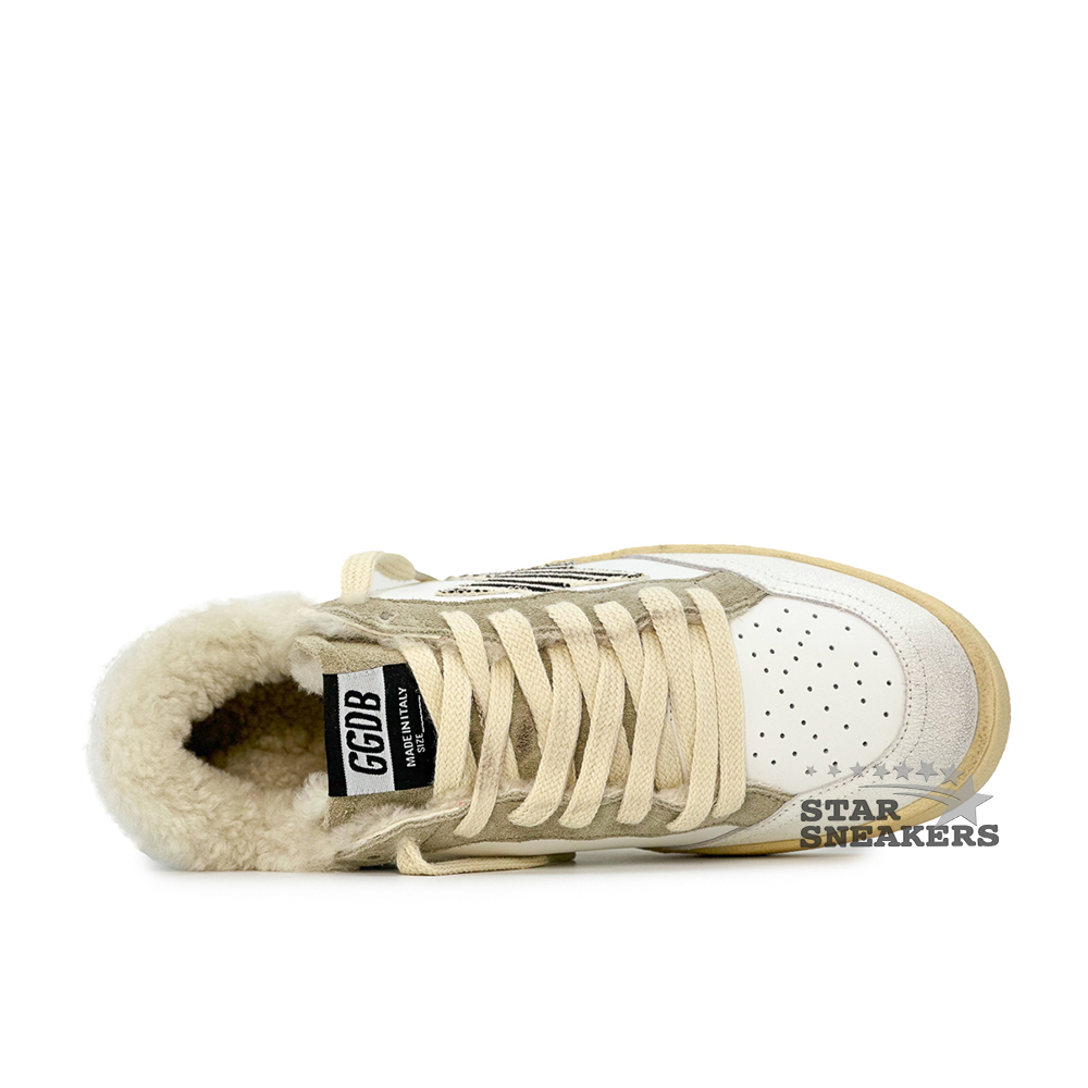 Кеды женские с мехом Golden Goose Ballstar
