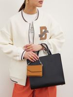 ШОППЕР КВАДРАТНЫЙ ЧЕРНЫЙ