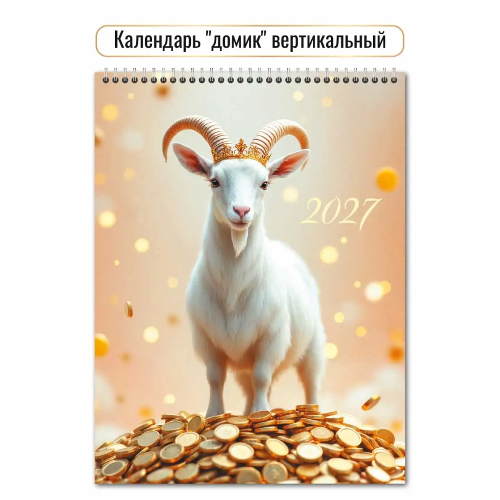 Календарь-домик вертикальный 2027 символ года