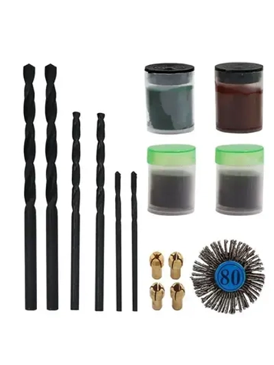 Набор насадок для гравера 150 предметов фрезы, шарошки, диски, сверла