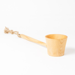 Ковш для подачи пара в бане из сибирского кедра. BK13