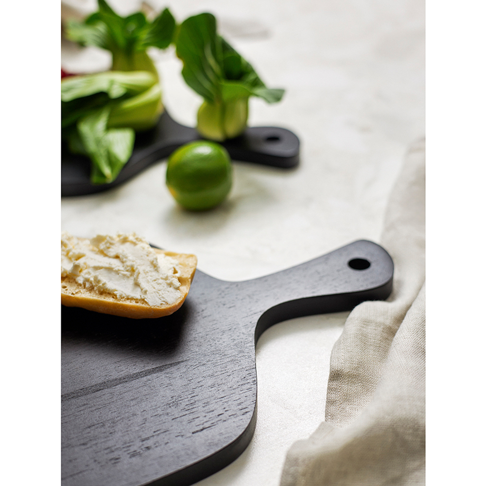 Доска сервировочная rubris, 23х70 см, черная