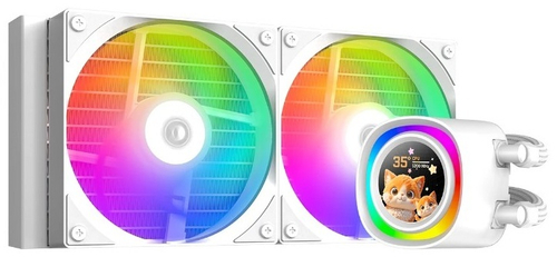 Водоблок ID-COOLING ID-CPU-FX240 LCD белый