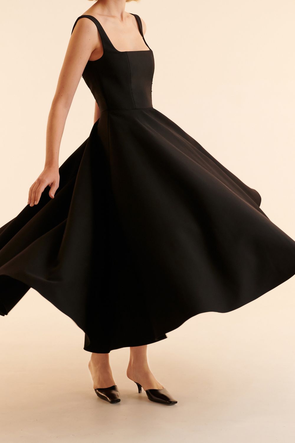 Платье миди (Знакомство с родителями), черное