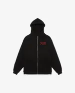 Худи на молнии Hook Медведь Черный