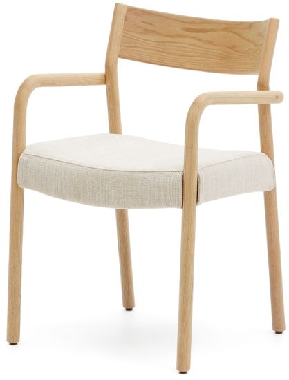Стул Falconera со съемным чехлом из массива дуба с натуральной отделкой FSC Mix Credit