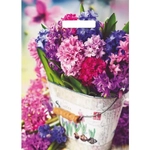 Пакет ПЭ с вырубной ручкой 29см Весенние краски Артпласт (х50) (комплект 50 шт)