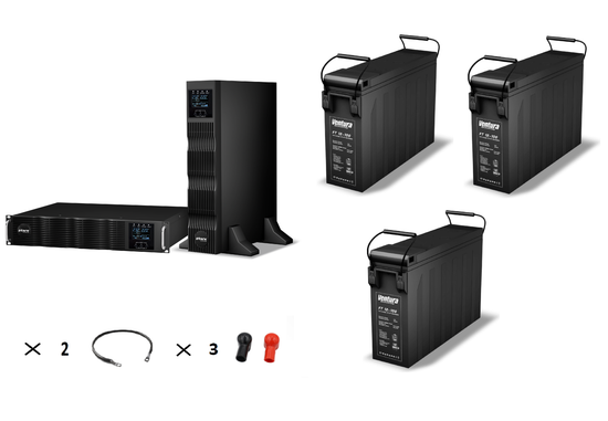 Комплект ИБП Stark Country 1000 Online One RT + АКБ Ventura FT 12-100 х 3 шт.