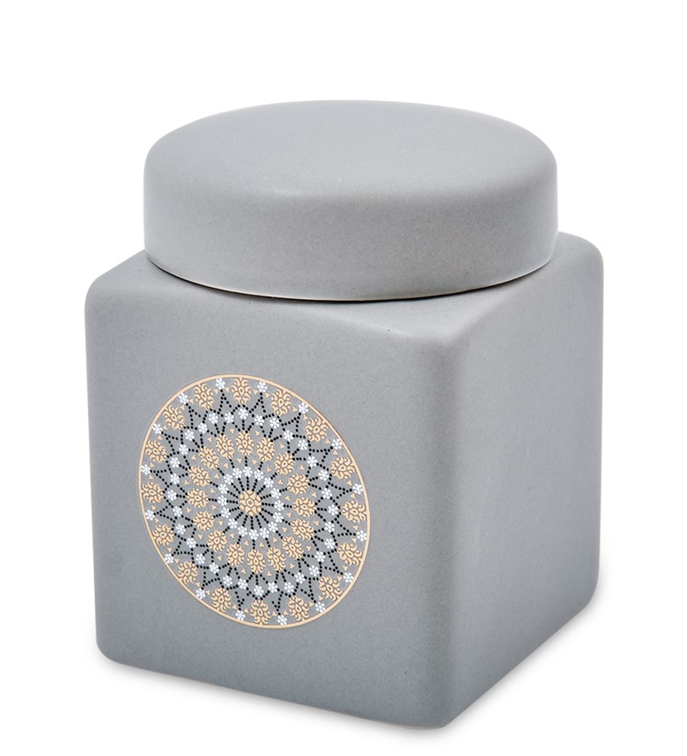 TJ-09/3 Керамическая банка мал. с крышкой