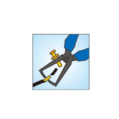 KING TONY (6711-06) Пассатижи 155 мм, для зачистки изоляции