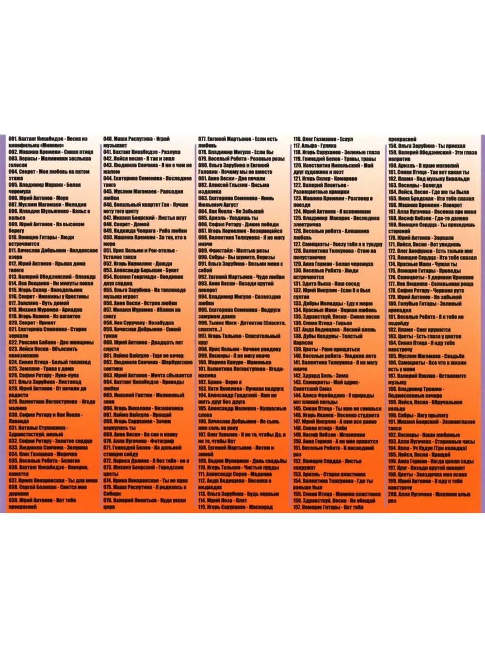 Золотые Шлягеры 70х-80х (Диск CD-MP3)