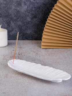 Подставка для благовоний Перо белое