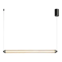 SL6224.433.01 Светильник подвесной ST-Luce Черный/Прозрачный LED 1*30W 3000K BAMBOO