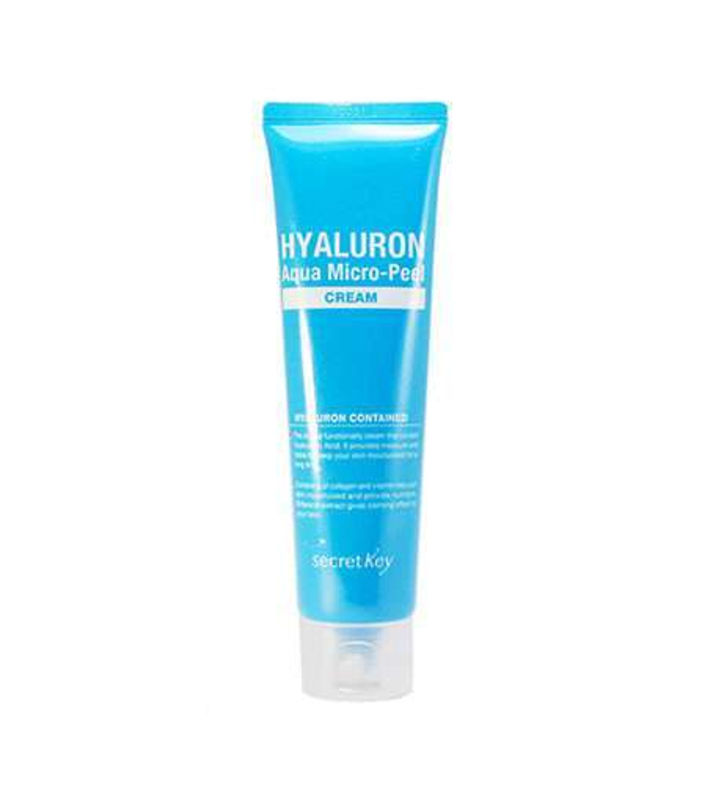 Secret Key Hyaluron Aqua Micro-Peel Cream гиалуроновый крем с микропилингом