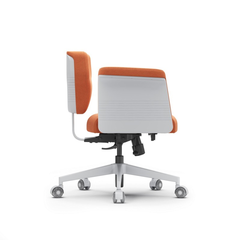 Кресло-трансформер FoxGear STUDIO Fabric, оранжевый (FG-STUDIO-F-OR)